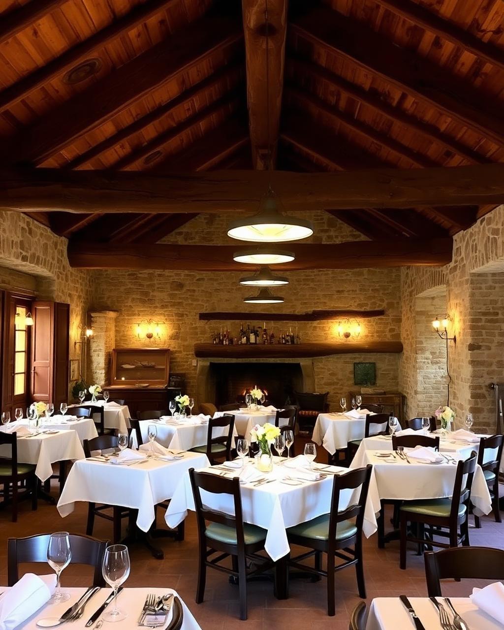 Sala interna dell'agriturismo